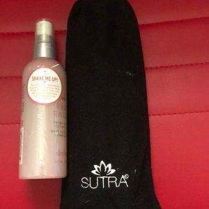 Travel size curler and prep rally hairspray